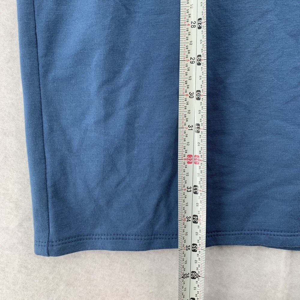 Pure J Jill Blue Layered Luxe Tencel Long Sleeve Shirt Dress Size Small - Picture 9 of 9